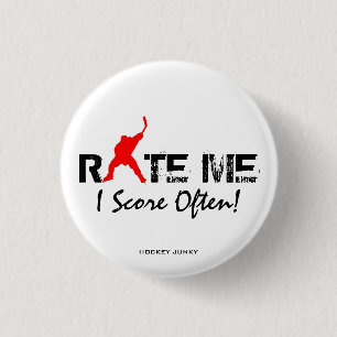 RATE ME 3 CM ROUND BADGE
