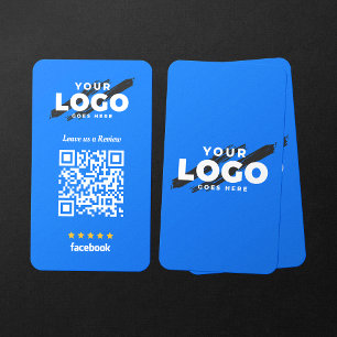 Rate My Business Facebook Reviews 5 Star QR Code Business Card