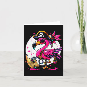 Rate Nk Flamingo Halloween Party - Jolly Roger  Card