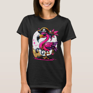 Rate Nk Flamingo Halloween Party - Jolly Roger T-Shirt