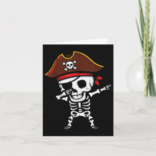 Rate Skeleton Dab Dance Halloween Costume Boys Gir Card