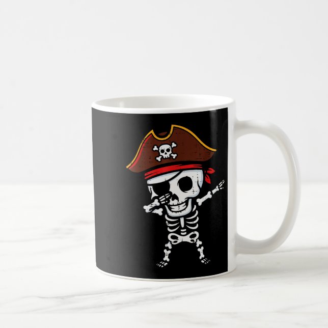 Rate Skeleton Dab Dance Halloween Costume Boys Gir Coffee Mug (Right)