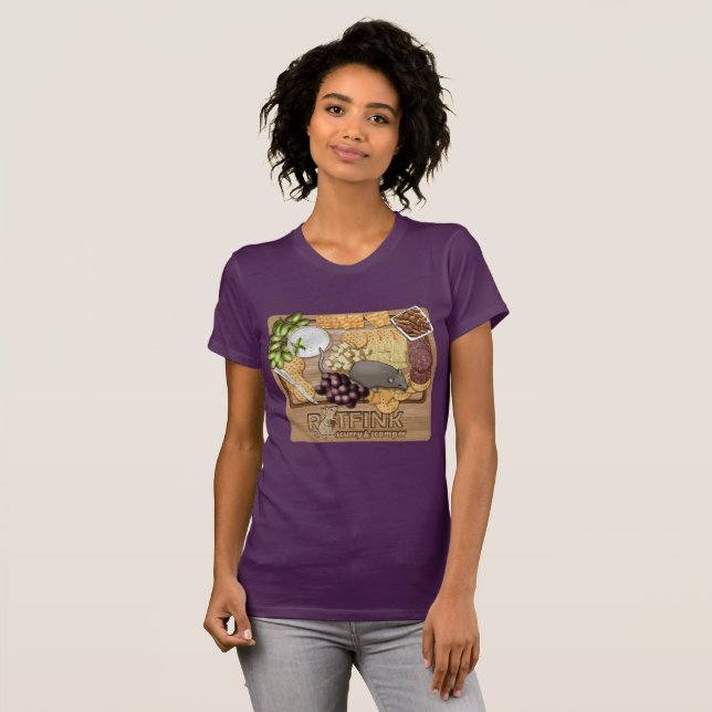 Ratfink: Cheese Tray Ladies Fitted Tee (Front Full)