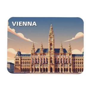 Rathaus City Hall Vienna Austria Travel Magnet