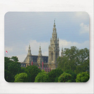 Rathaus, Vienna Austria Mouse Mat