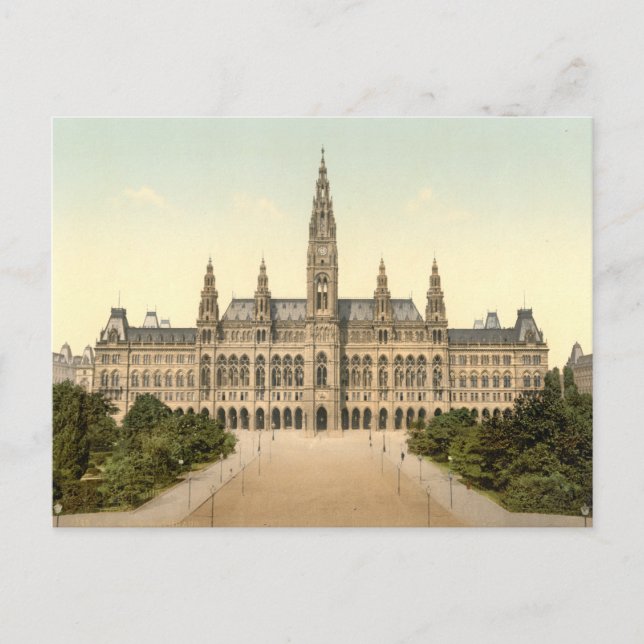 Rathaus, Vienna, Austria Postcard (Front)