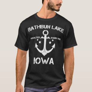 RATHBUN LAKE IOWA Funny Fishing Camping Summer Gif T-Shirt