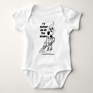 Rather Be At The Rodeo Baby Bodysuit