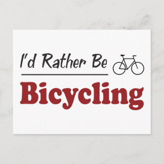 Rather Be Bicycling Postcard