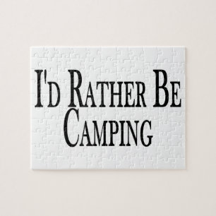 Rather Be Camping Jigsaw Puzzle
