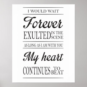 Rather Be - CLEAN BANDIT LYRICS- wall decor, typog Poster