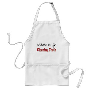 Rather Be Cleaning Teeth Standard Apron