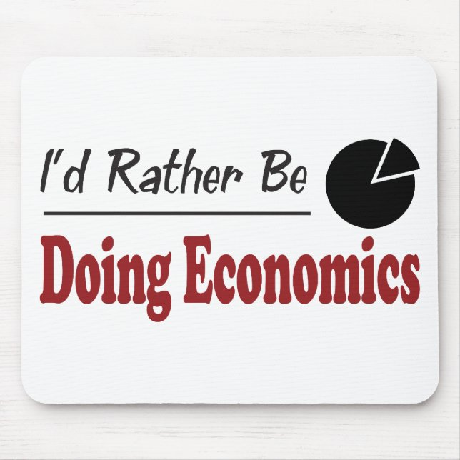 Rather Be Doing Economics Mouse Mat (Front)