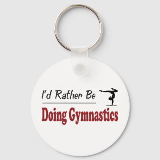 Rather Be Doing Gymnastics Key Ring