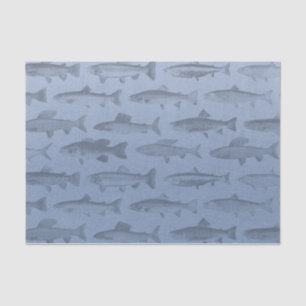 Rather Be Fishing Custom Fish Pattern Tissue Paper