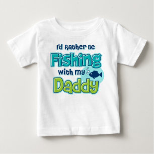 Rather Be Fishing Dad Baby T-Shirt