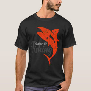 Rather Be Fishing Shirt Funny Fishing Shirt Fisher