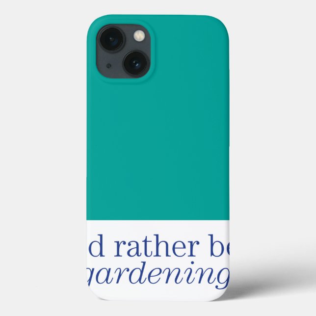 Rather Be Gardening Case-Mate iPhone Case (Back)