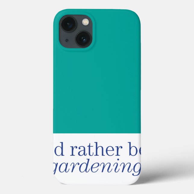 Rather Be Gardening Case-Mate iPhone Case (Back)