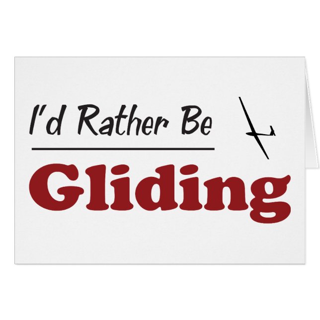 Rather Be Gliding (Front Horizontal)
