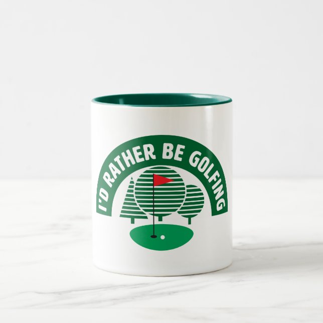Rather Be Golfing Mug (Center)
