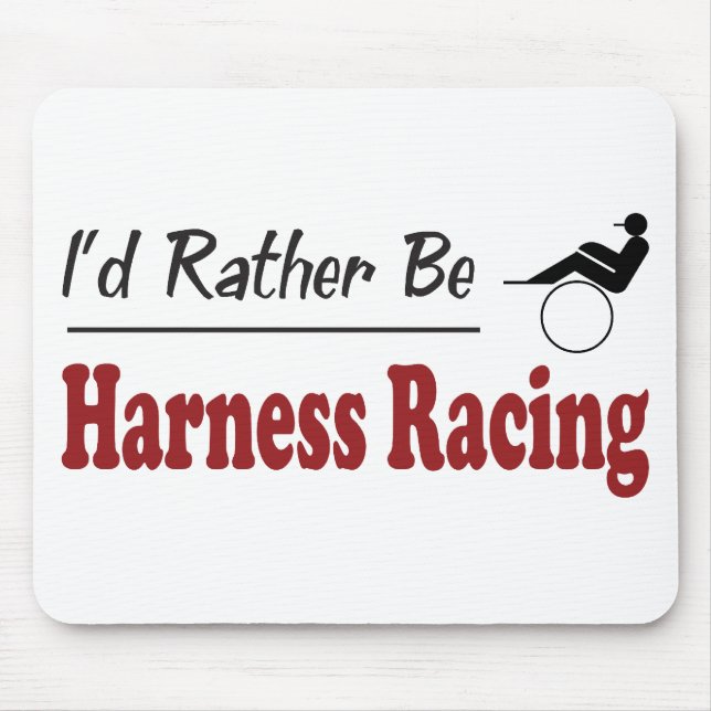 Rather Be Harness Racing Mouse Mat (Front)