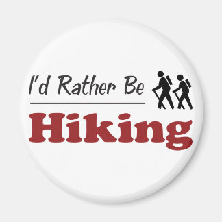 Rather Be Hiking Magnet