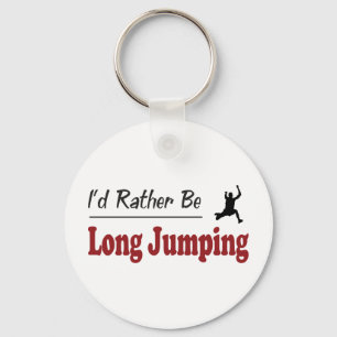Rather Be Long Jumping Key Ring