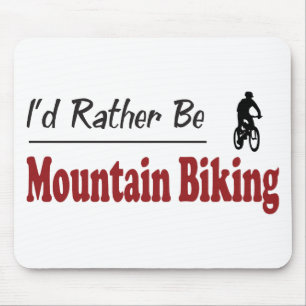 Rather Be Mountain Biking Mouse Mat