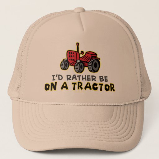 Image of Rather Be On A Tractor Trucker Hat
