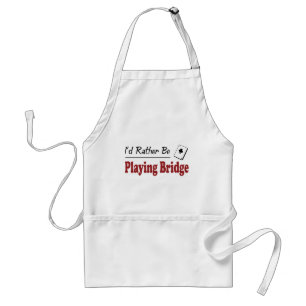 Rather Be Playing Bridge Standard Apron