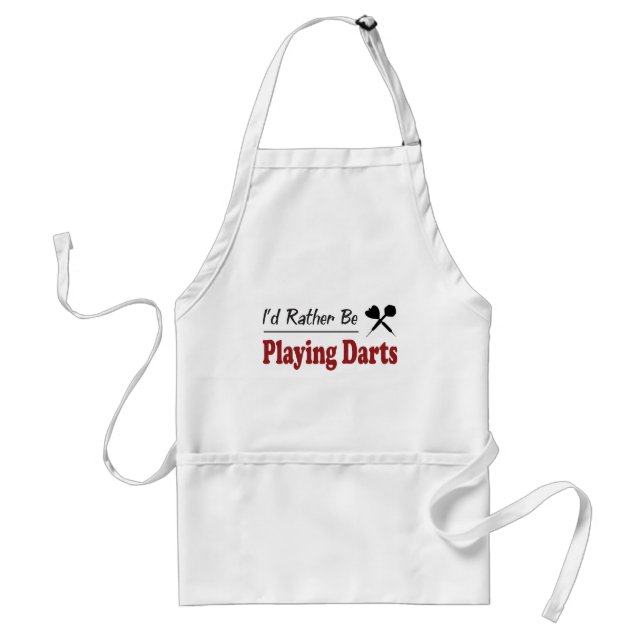 Rather Be Playing Darts Standard Apron (Front)