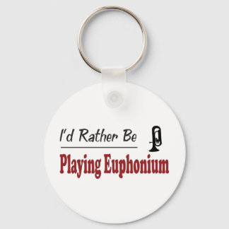 Rather Be Playing Euphonium Key Ring