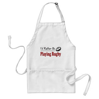 Rather Be Playing Rugby Standard Apron