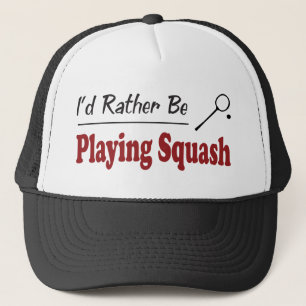 Rather Be Playing Squash Trucker Hat