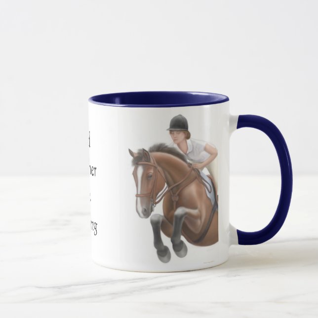 Rather be Riding Horse Mug (Right)