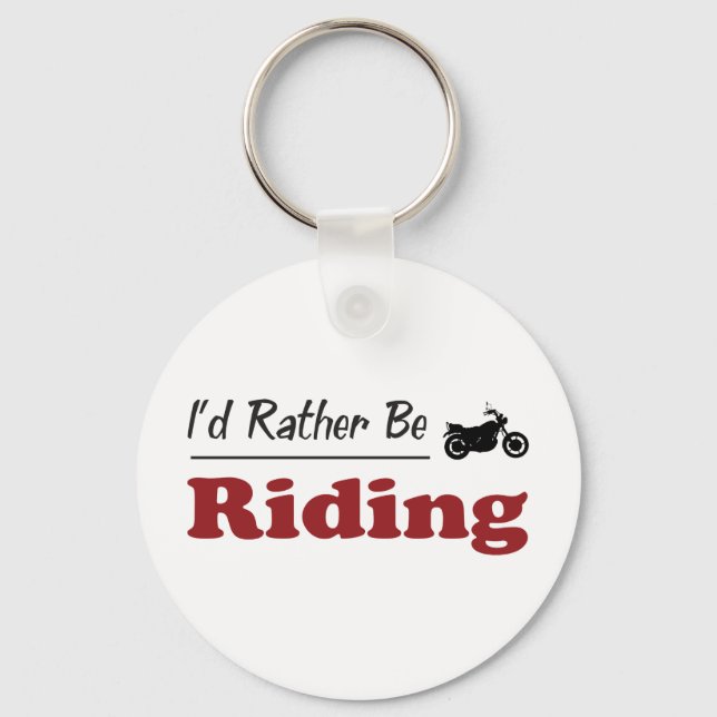 Rather Be Riding Key Ring (Front)