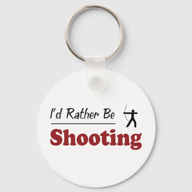 Rather Be Shooting Key Ring (Front)
