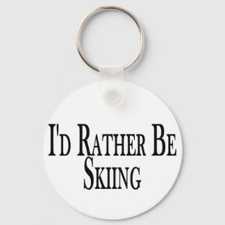 Rather Be Skiing Key Ring