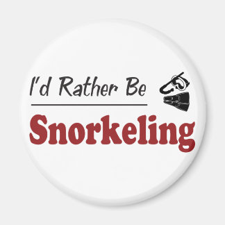 Rather Be Snorkelling Magnet