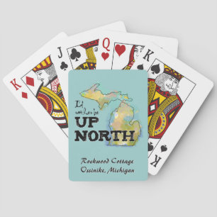 Rather Be Up North Michigan Personalised Cards
