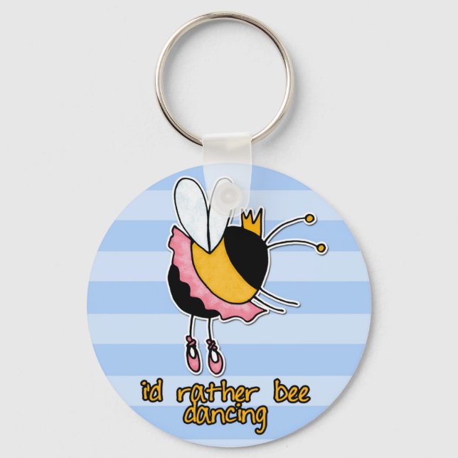 rather bee dancing key ring (Front)