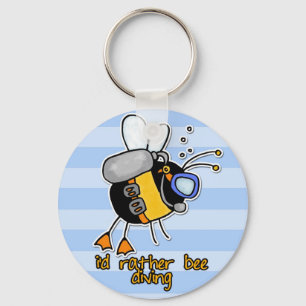 rather bee diving key ring