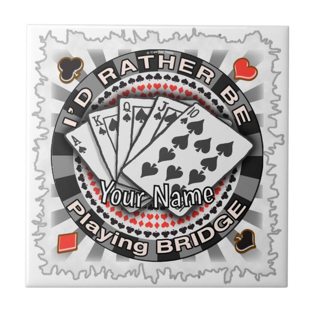 Rather Play Bridge Tile (Front)