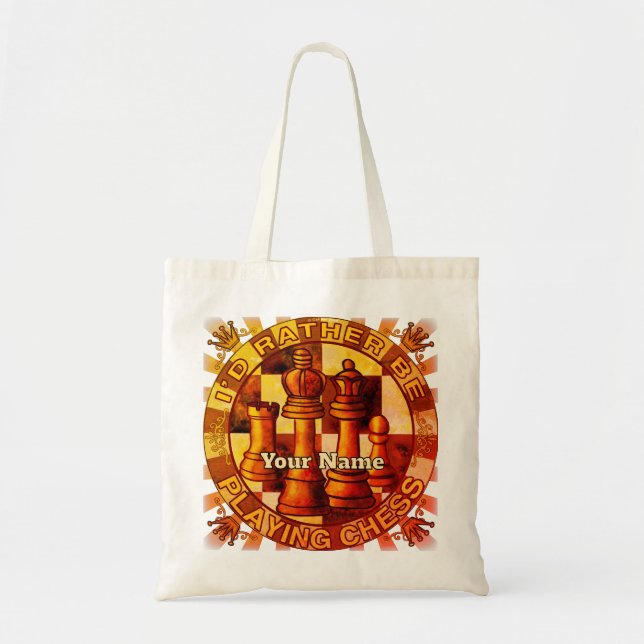 Rather Play Chess Tote Bag (Front)