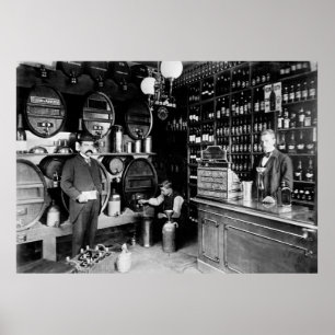 RATHSKELLAR of GERMANY 1900 Poster