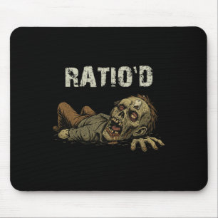 Ratio'd Teag Meme Funny Zombie Npc Ratioed Gamer H Mouse Mat
