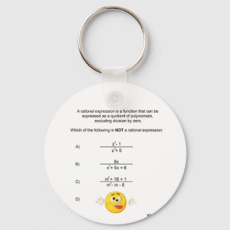 Rational Expression Keychain