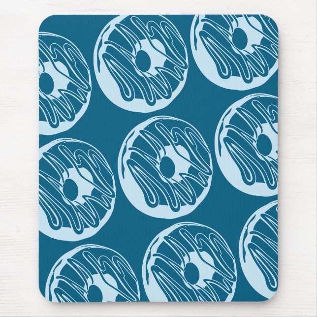 raton carpet design donuts mouse mat (Front)