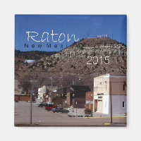 Raton New Mexico USA State Souvenir Fridge Magnet